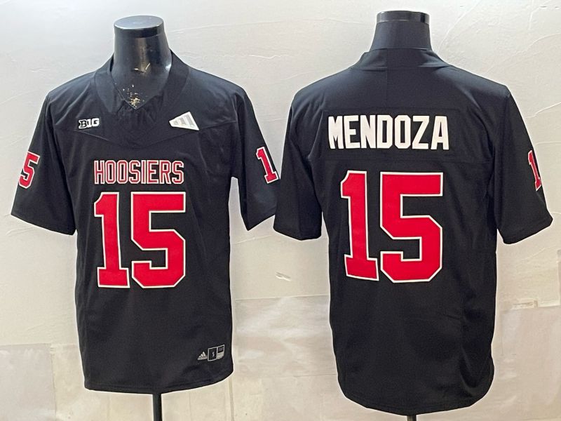 Men 2026 Ohio State Buckeyes #15 Mendoza Black Nike Limited NCAA Jersey 075->ncaa teams->NCAA Jersey